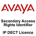 Avaya IP DECT Secondary Access Rights Identifier (SARI) Certificate Avaya IP DECT Secondary Access Rights Identifier (SARI) Certificate